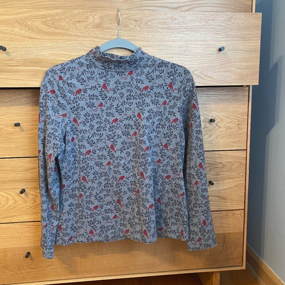 Vintage Cardinal Mock neck